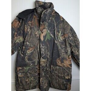 HFC Equipment Mossy Oak Blaze Camo Reversible Insulated Jacket Waterproof Large